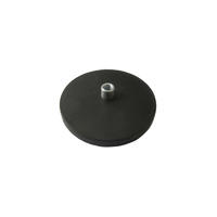 Neodymium rubber coated pot magnet with female thread